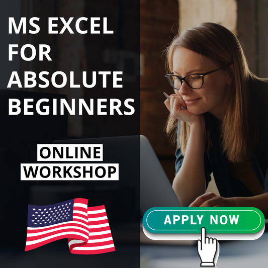 USA | PST | MS Excel Online Live Workshop for Beginners